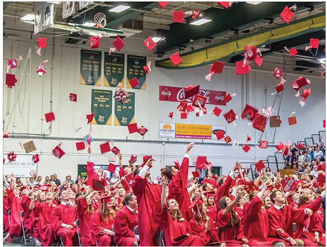 Champlain Valley Union High School class of 2018 — Photos by Al Frey