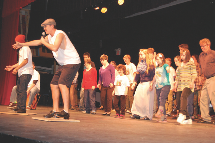 The Tap Factor resonates at Harwood Union Middle/High School