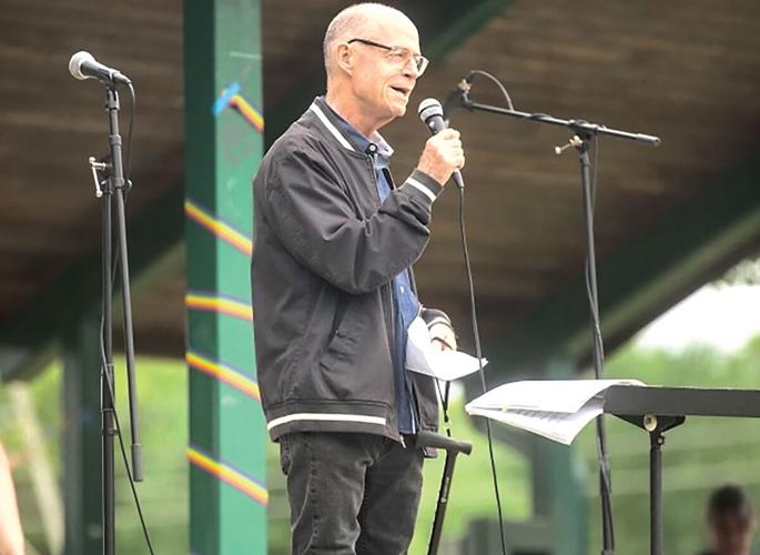 John Killacky at the Essex Pride festival