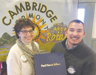 Cambridge Area Rotary Susan Lassiter, Christian Damato