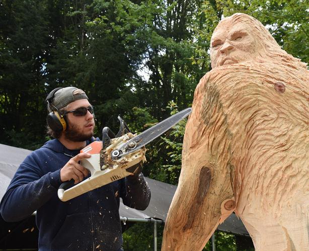 Carving Bigfoot