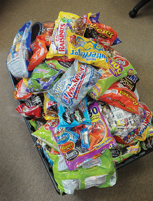 2010 candy donations