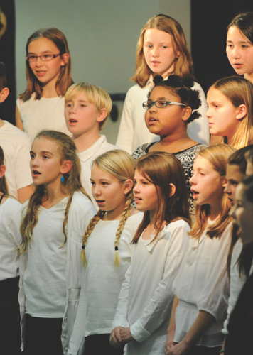 Crossett Brook Middle School students sing in concert