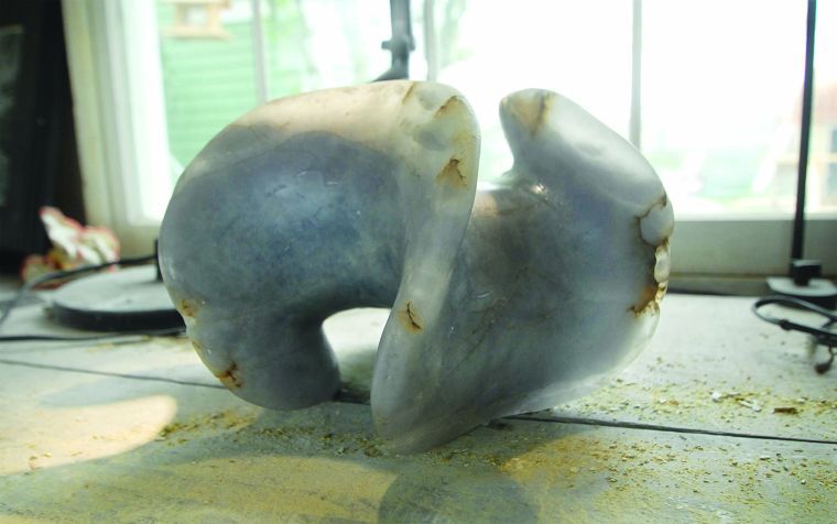 Alebastor sculpture by Thea Alvin