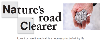Salt: Nature's road clearer