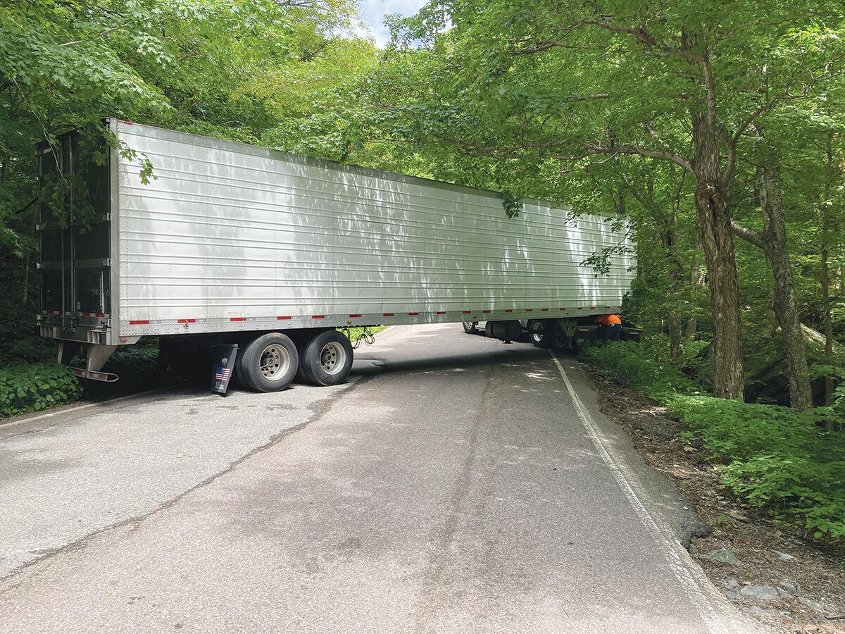 This week's big rig makes third stuck truck this year | Police, Fire,  Rescue And Court Blotter | vtcng.com