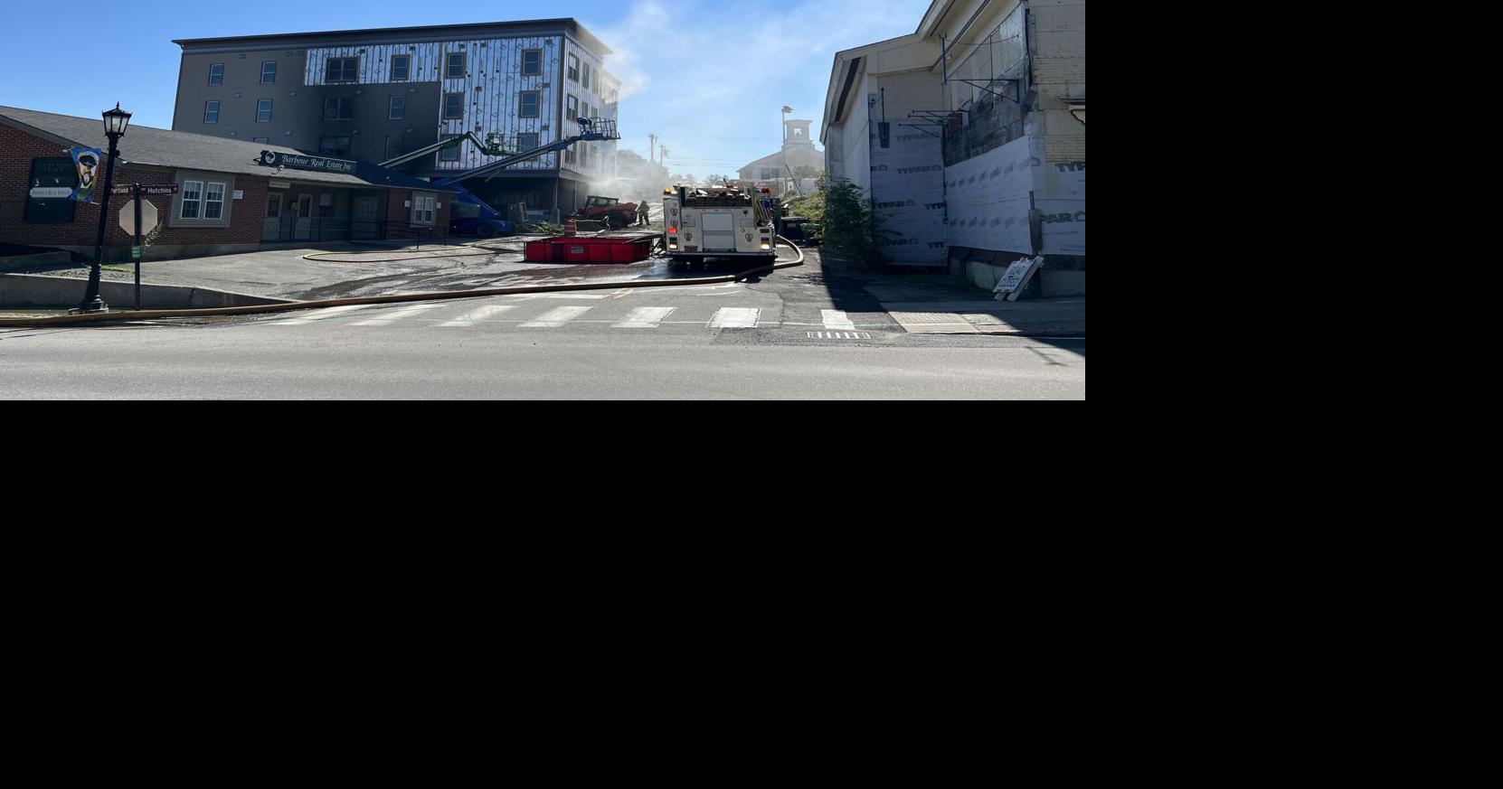 Nearfinished affordable apartment complex catches fire in downtown