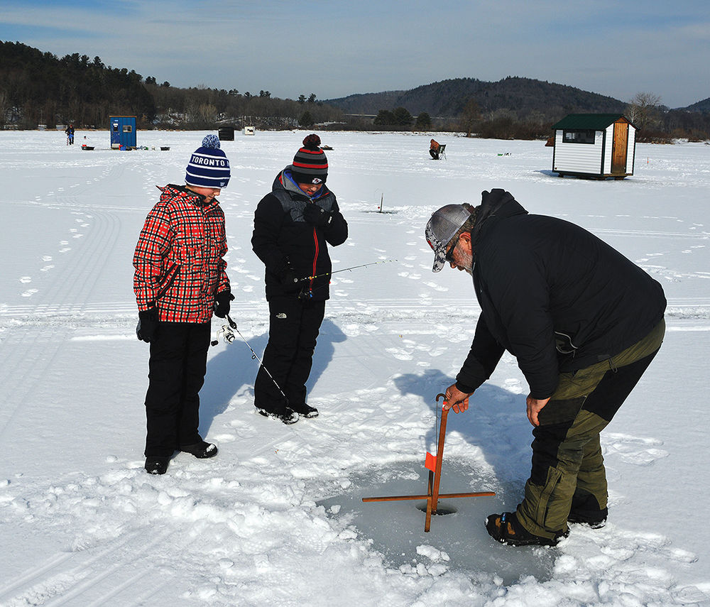 ice fishing shovel