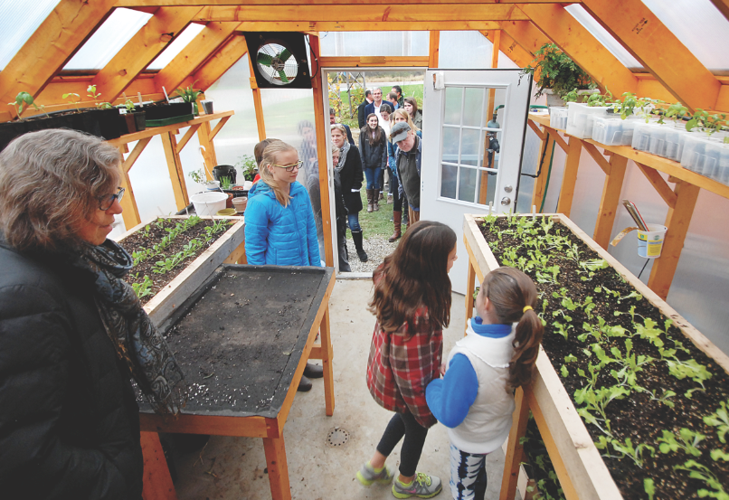 Stowe school greenhouse
