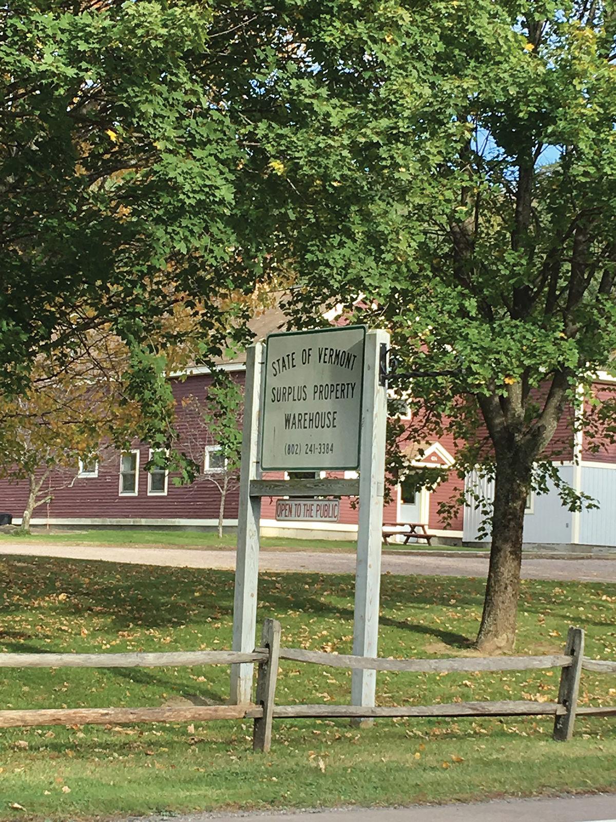 Vermont State Surplus building