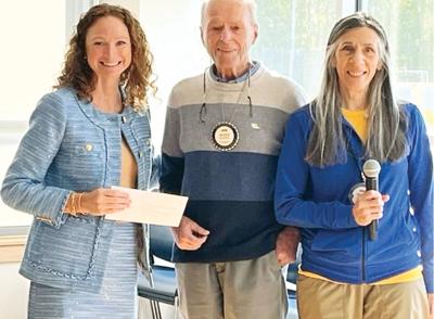 South Burlington Rotary Club donates check