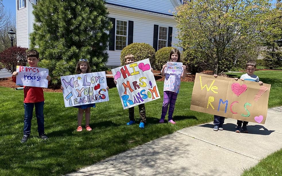 Rick Marcotte Central School students