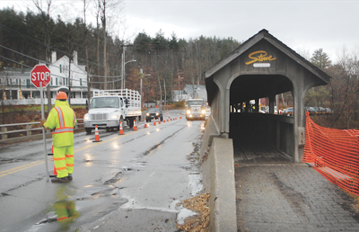 Mountain Road bridge work begins