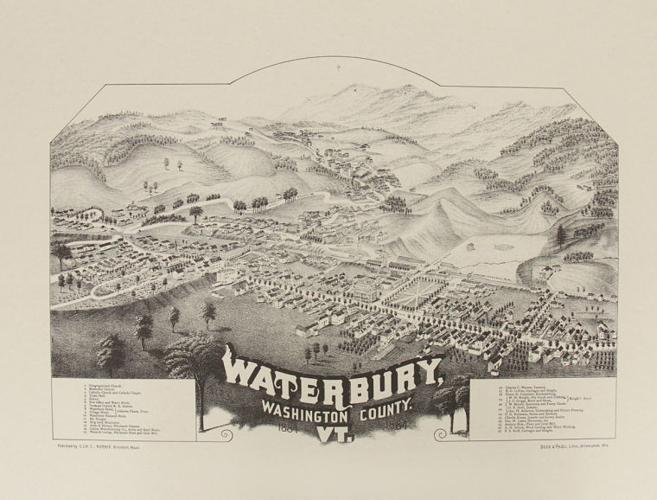 Waterbury 1930s street map.