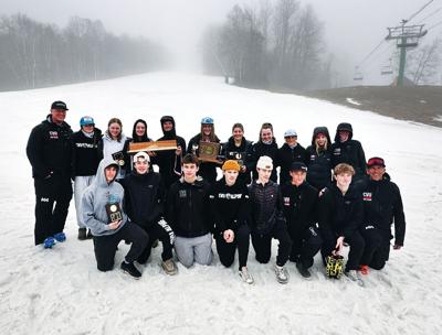 The Champlain Valley boys’ and girls’ alpine ski teams