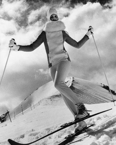 Stretch ski pants of the 1960s
