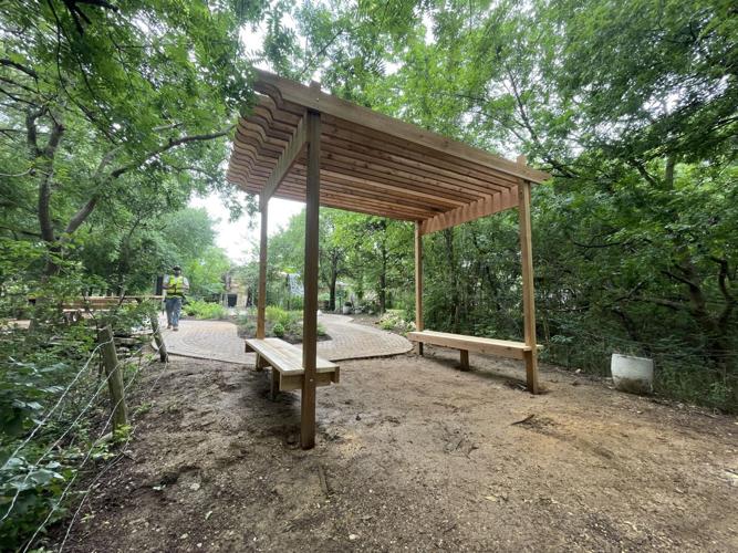 Faculty members, students unite to build new pergola at Cameron Park Zoo in Waco