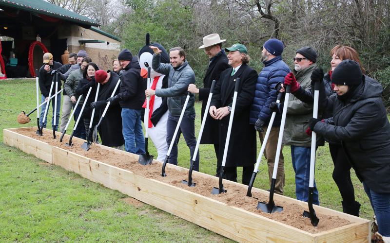 Cameron Park Zoo penguin exhibit, vet center get ceremonial kickoff