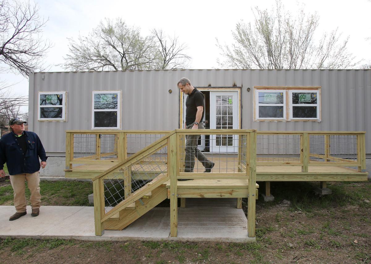 North Waco neighbors watch as container home project takes shape Government