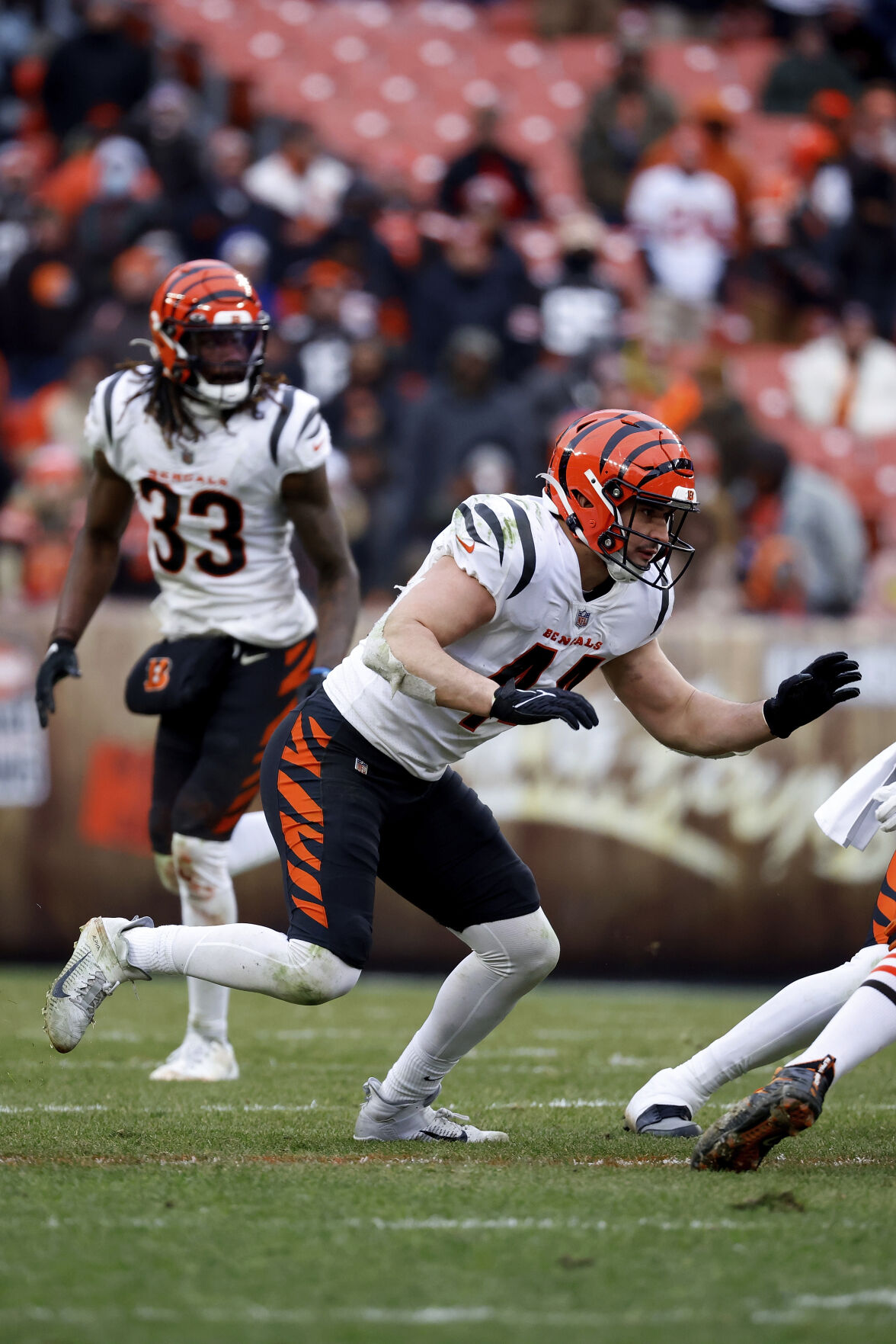 Clay Johnston of the Cincinnati Bengals walks off of the field News  Photo - Getty Images