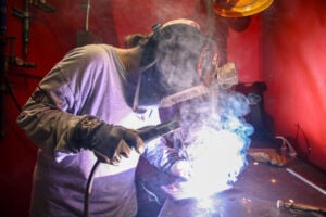 Breakthrough in the booth: 23 women tackle welding at TSTC