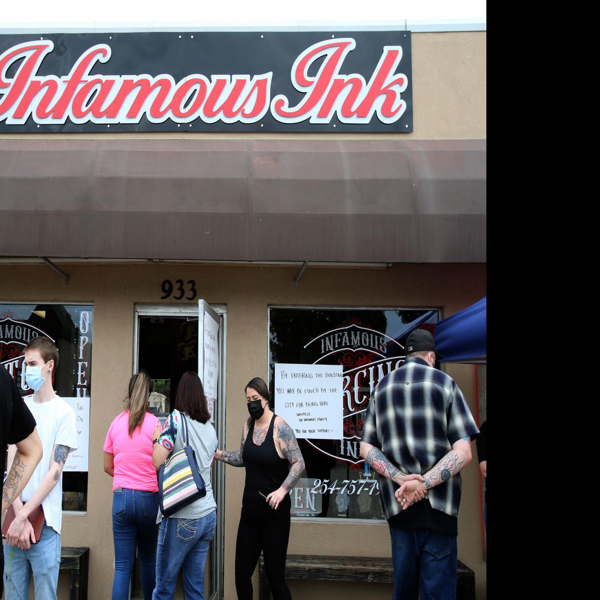 Waco Tattoo Shop Opens Violating Emergency Order In Protest
