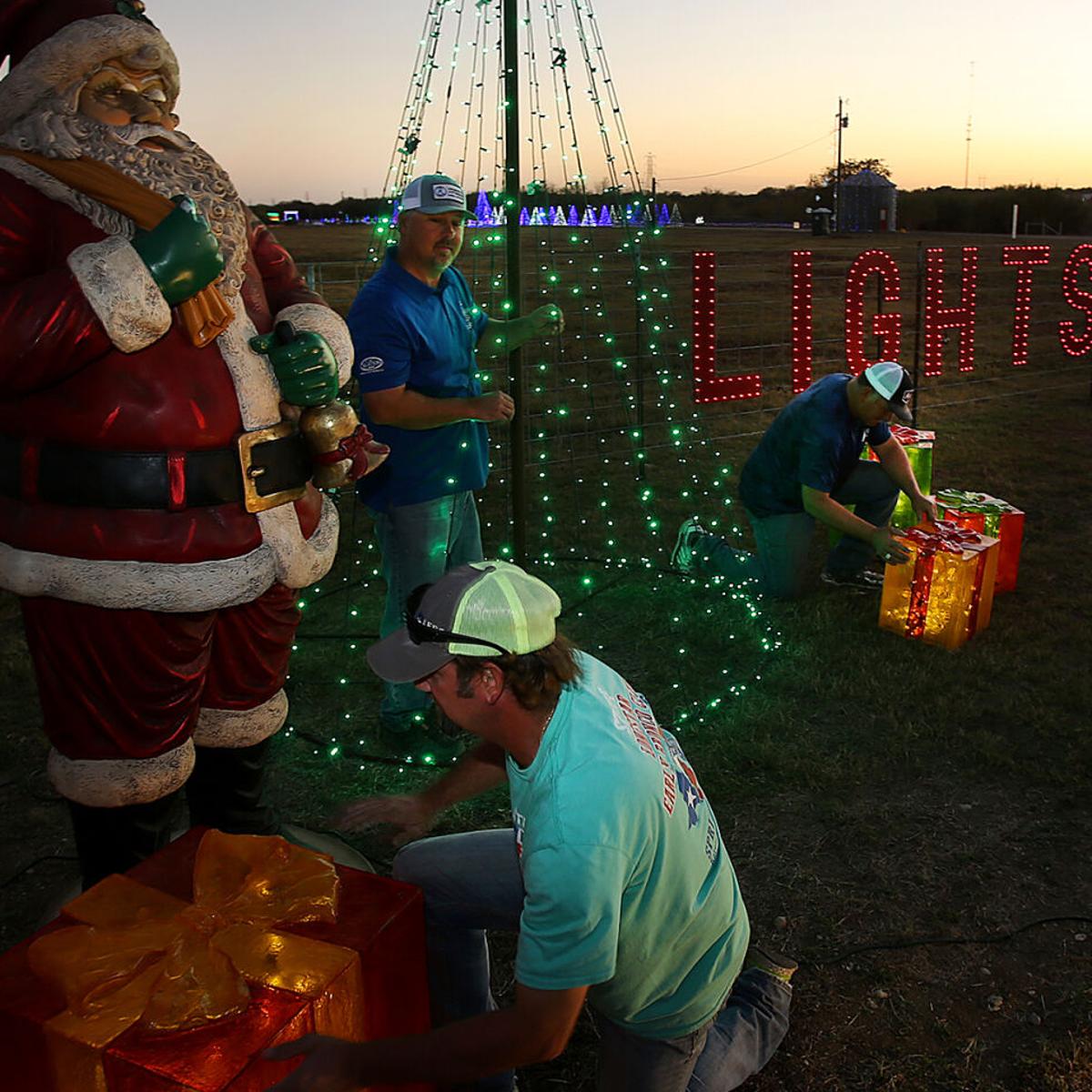 50 Acre Christmas Light Drive Thru Opening In West Local Business News Wacotrib Com