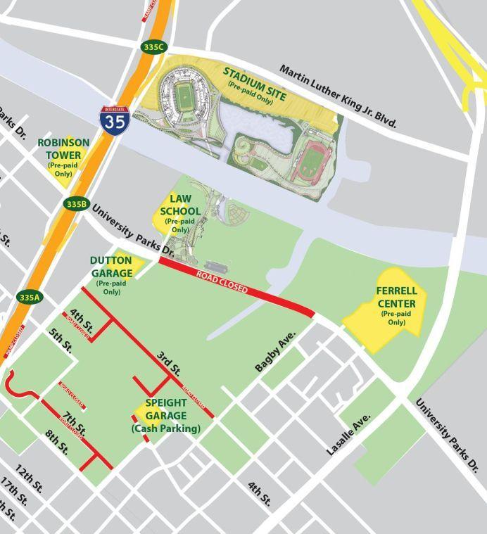 Baylor to Bears fans Gameday parking is adequate, but plan ahead