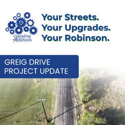 Greig Drive Project Update