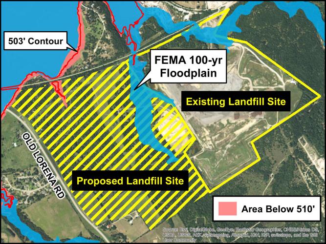 City Of Waco Gis City Disputes Claims Of Potential Landfill Threat To Lake Waco | Government  | Wacotrib.com