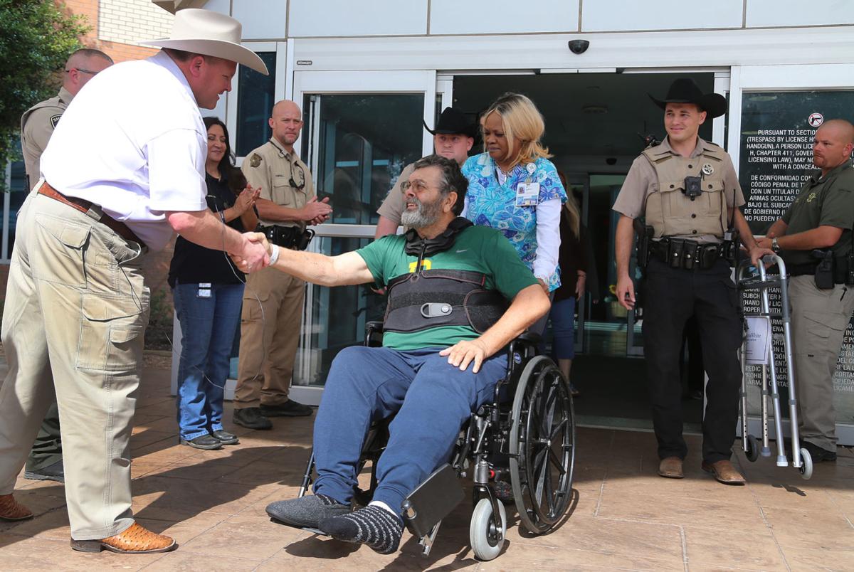 Riesel police chief injured in wreck gets police escort home from