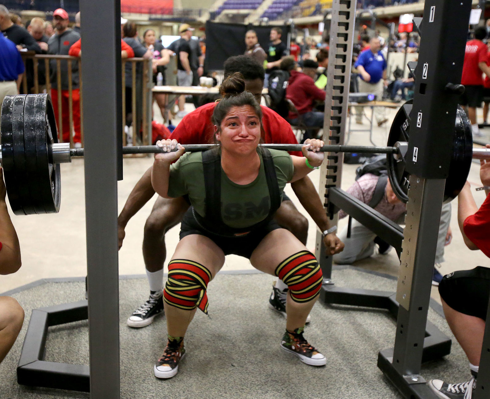 Action Underway At State Powerlifting Meet