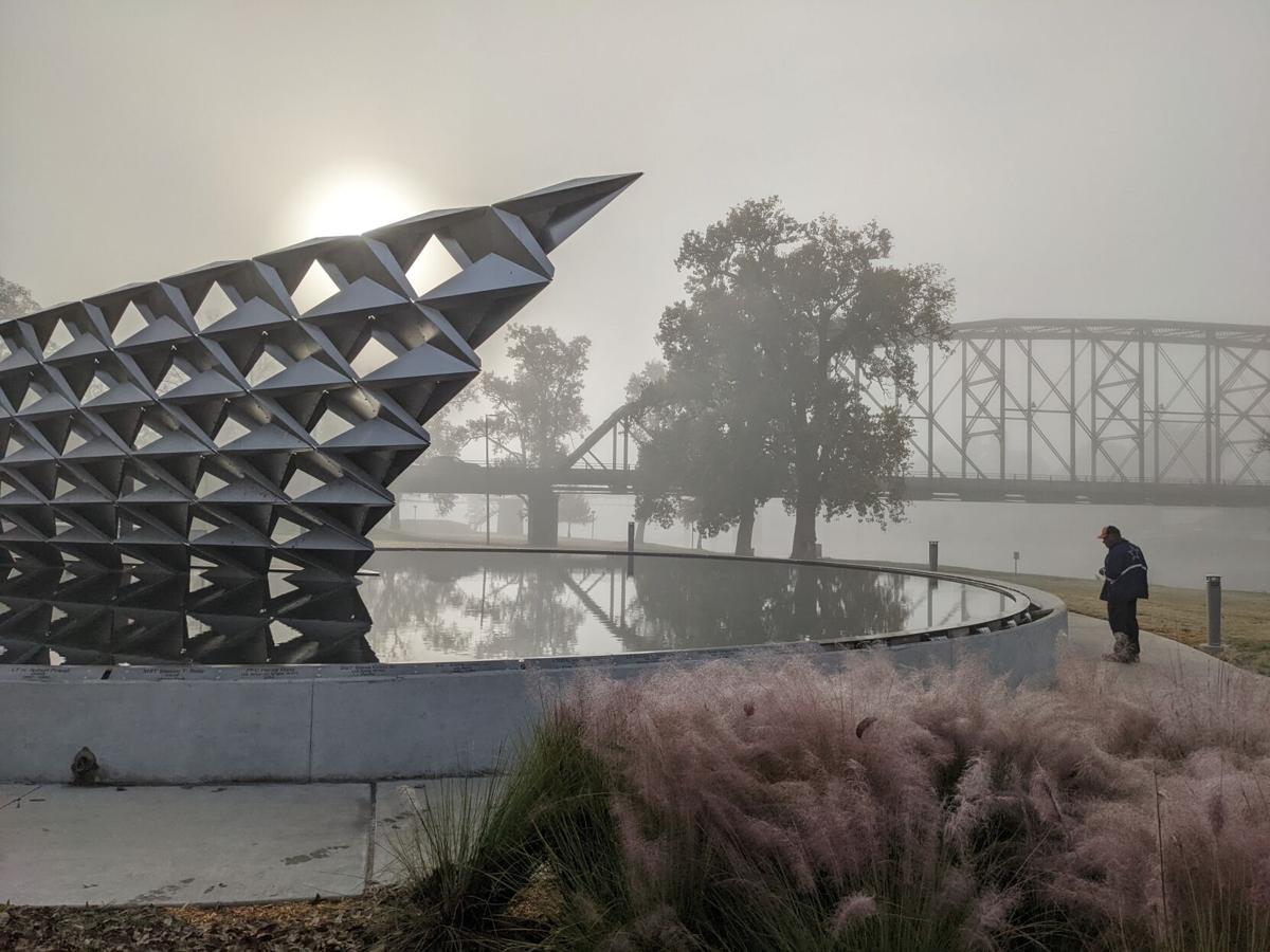 Fog at Doris Miller Memorial