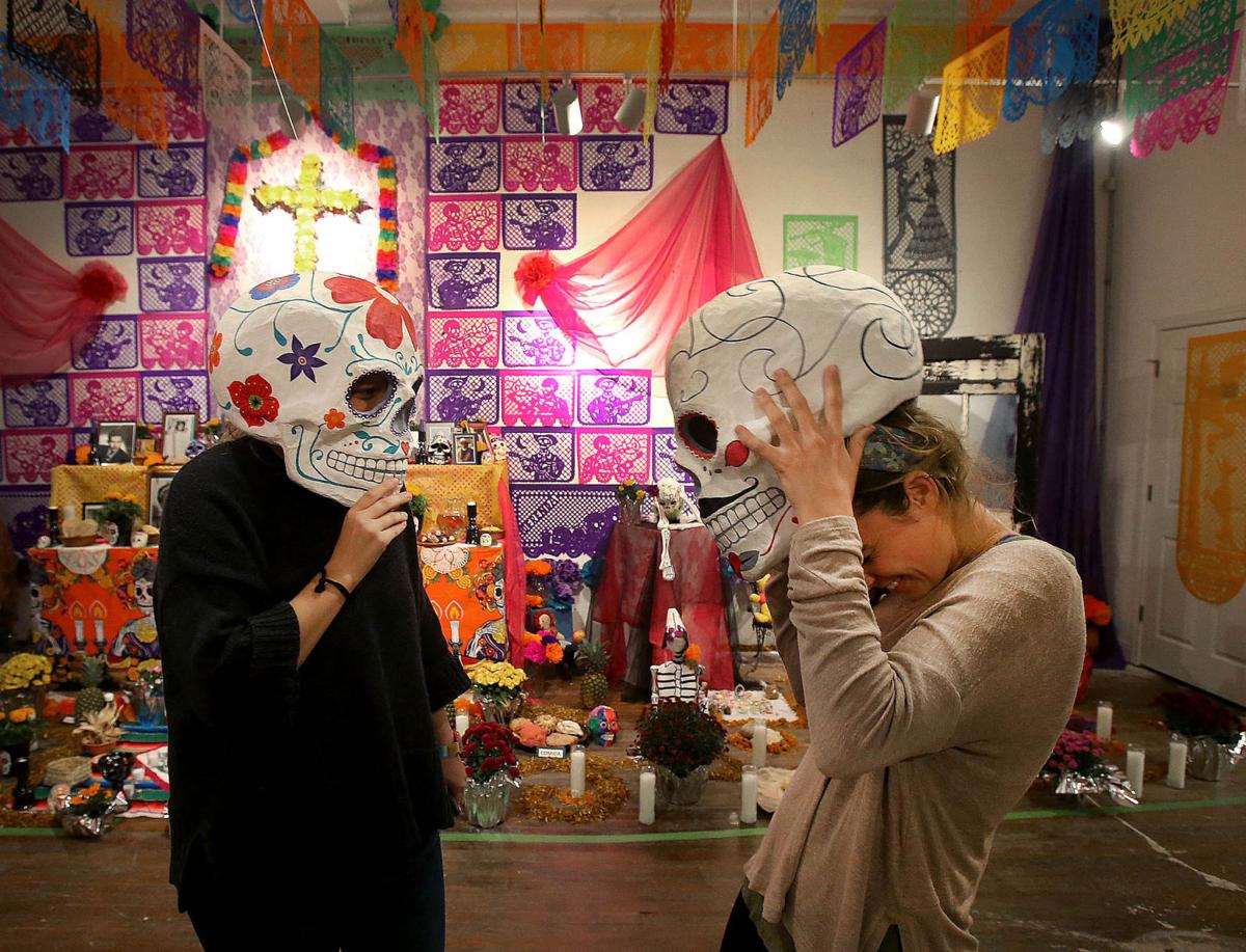 day of the dead ofrenda at cultivate 7twelve celebrates life death
