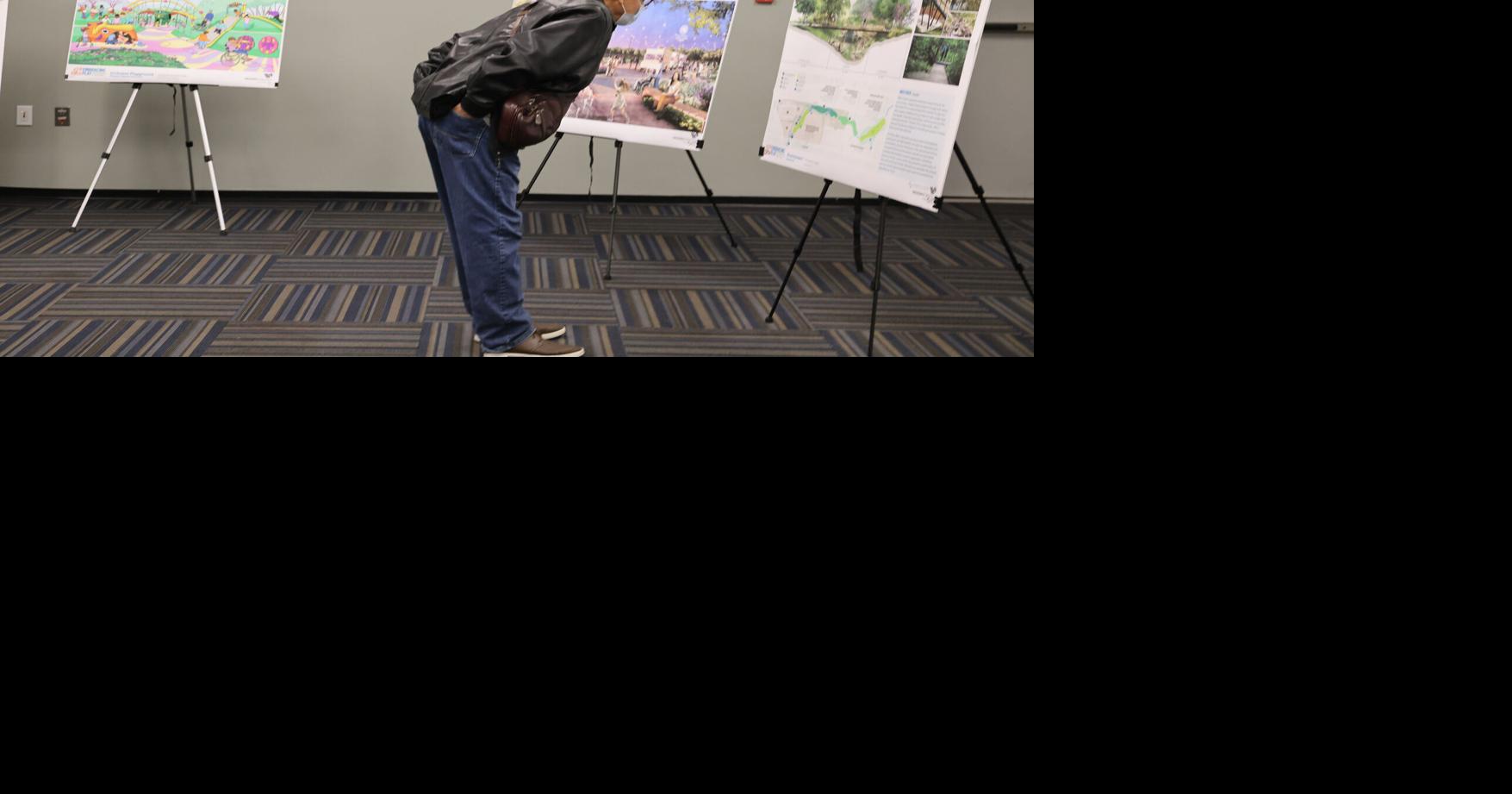 Track move, Waco Creek boardwalk options at Floyd Casey park