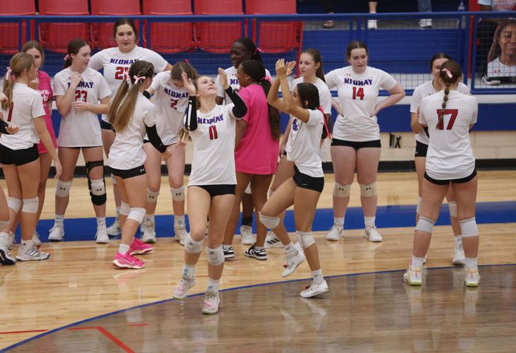 Centex volleyball Midway finds itself in unexpected fight, but remains