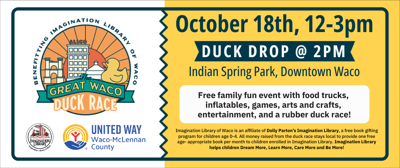 Make a Splash for Early Literacy at the Great Waco Duck Race!