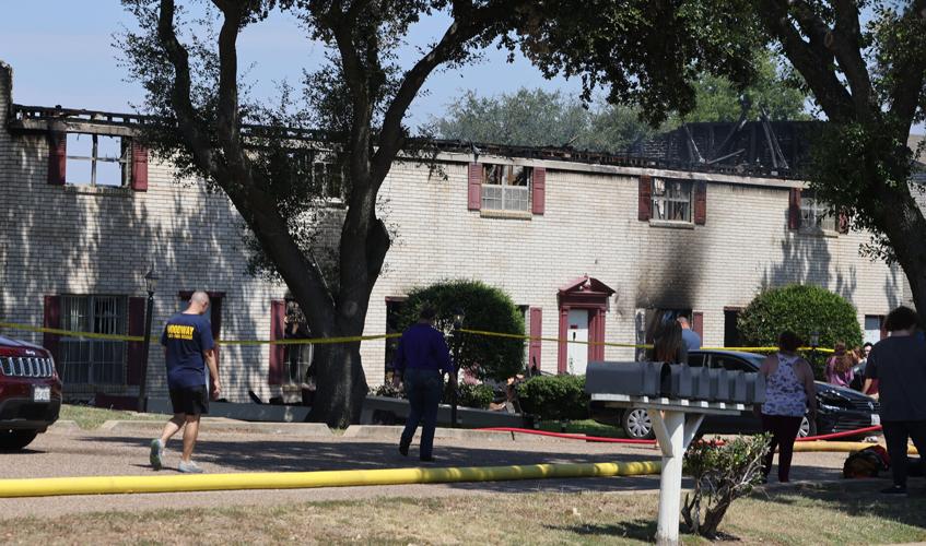 Fire engulfs Woodway apartments, displaces 12