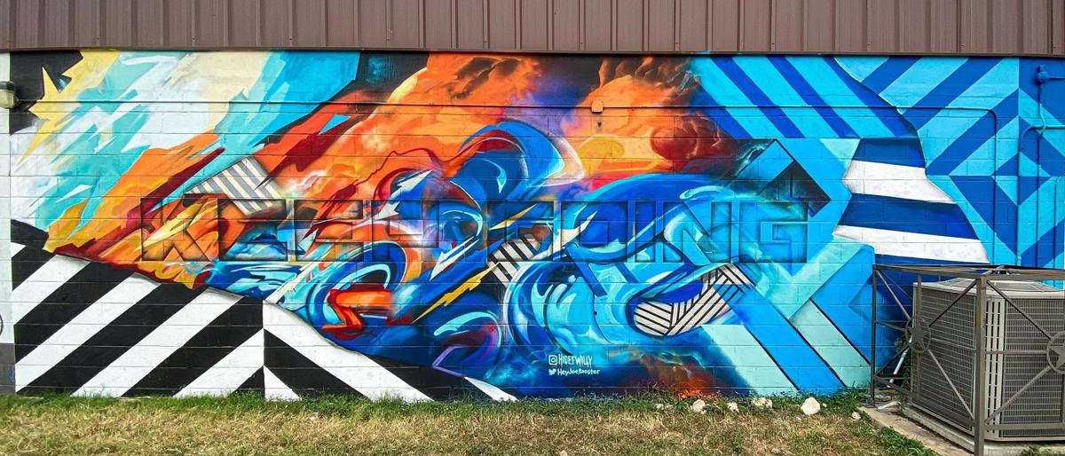 "Keep Going" mural