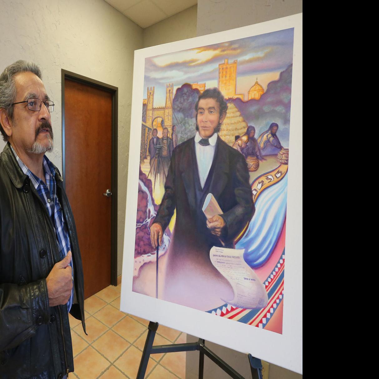 Painting Of Waco Founder Finds Home At Hispanic Chamber Of