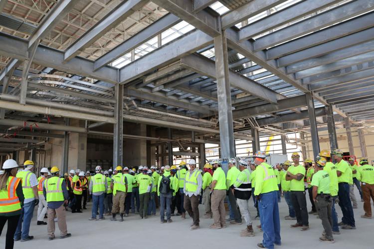 Gov. Abbott tours 1B paper mill shaping up in Waco