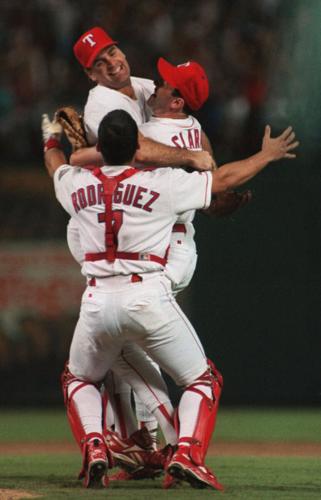 1994: Kenny Rogers pitches perfect game for Texas Rangers (copy)