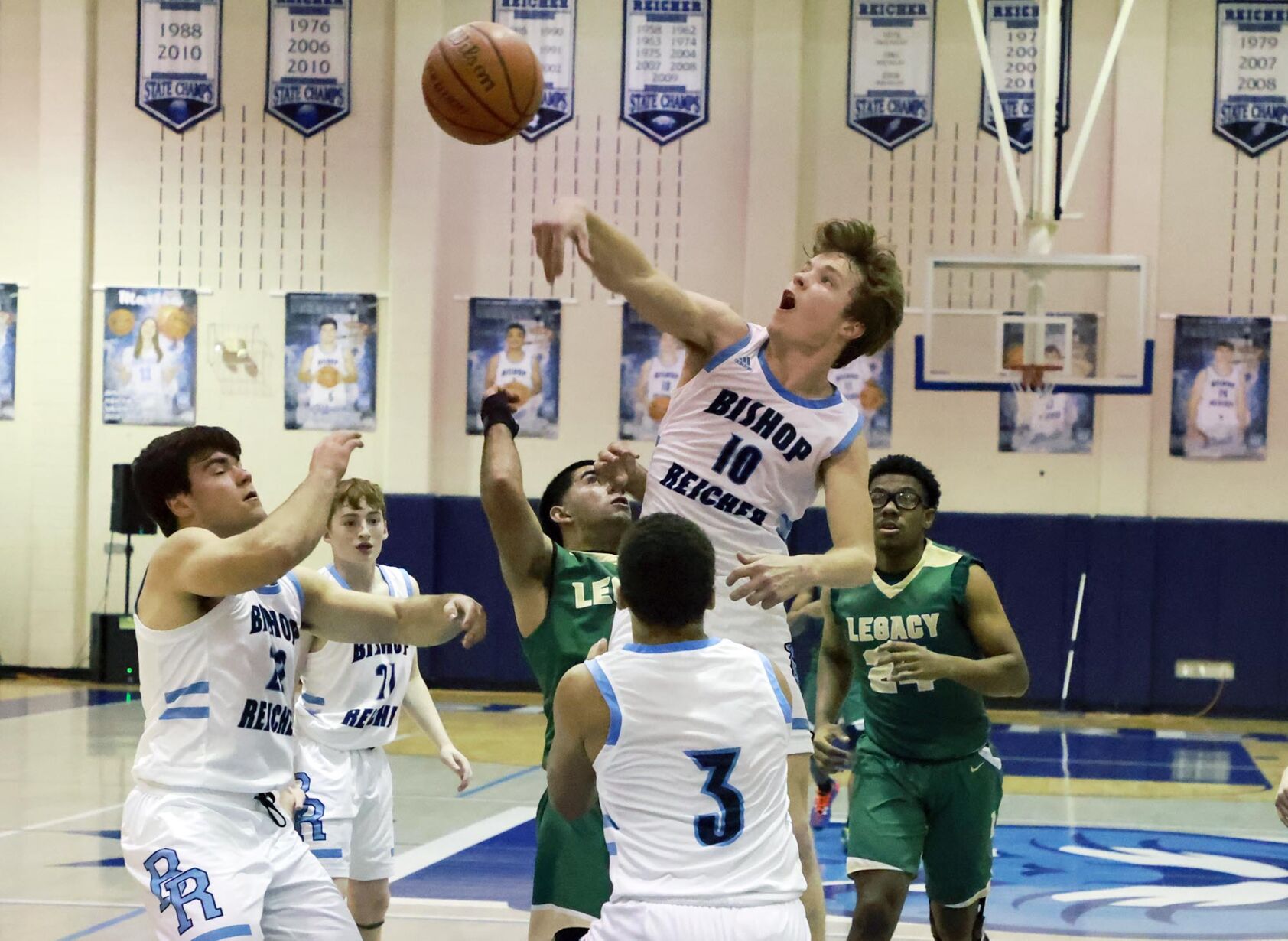 High school boys playoffs Legacy s fast break game leaves Reicher