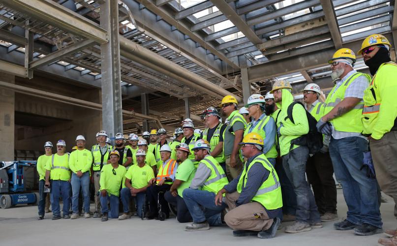 Gov. Abbott tours 1B paper mill shaping up in Waco