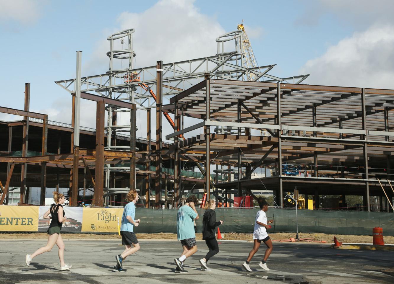 PHOTOS — Baylor University frames up its new front door