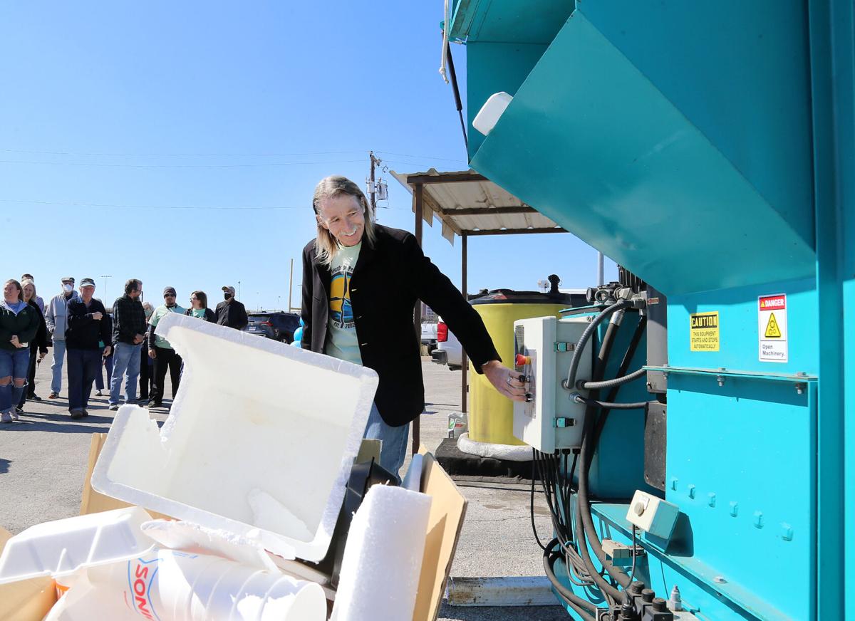 Cobbs Recycling Center takes plunge into plastic foam