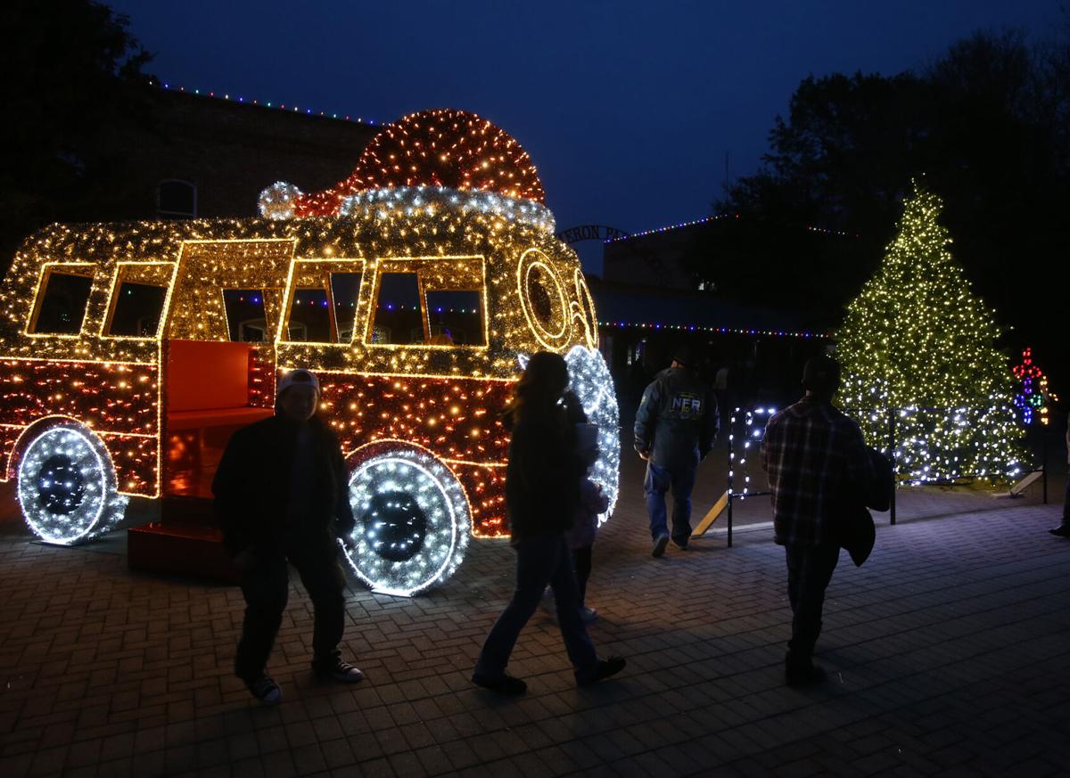 Wild Lights display dazzles after-hours at Cameron Park Zoo