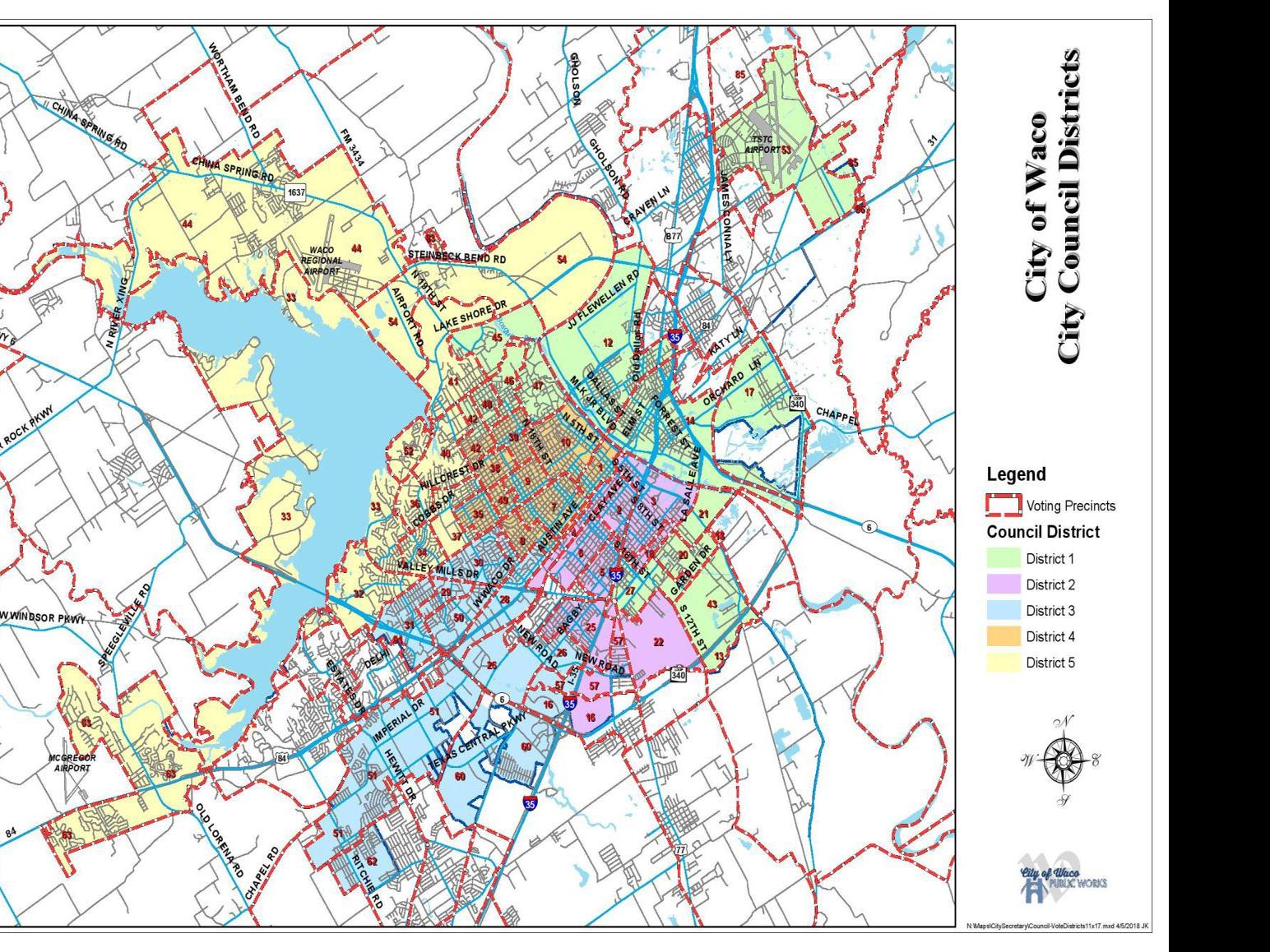 Waco City Limits Map Filing For May Election To Start In 10 Cities, 9 School Districts, Mcc |  Latest Headlines | Wacotrib.com