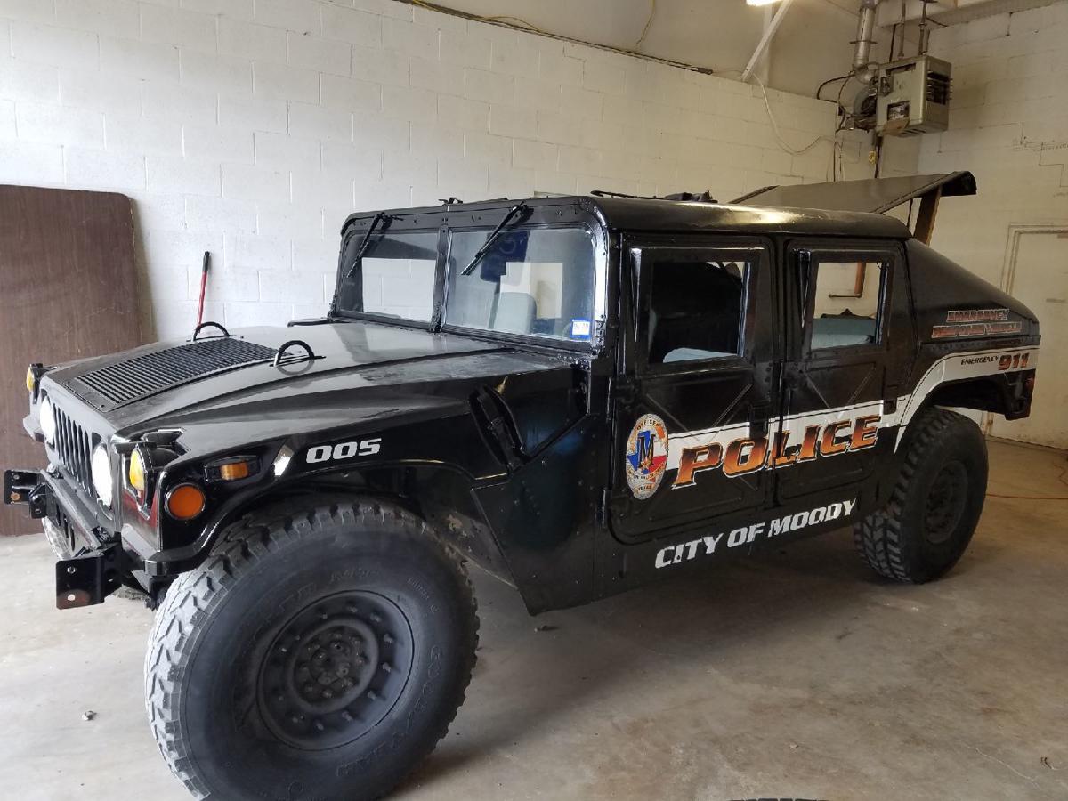 Moody getting Humvee ready for police work | Police ...