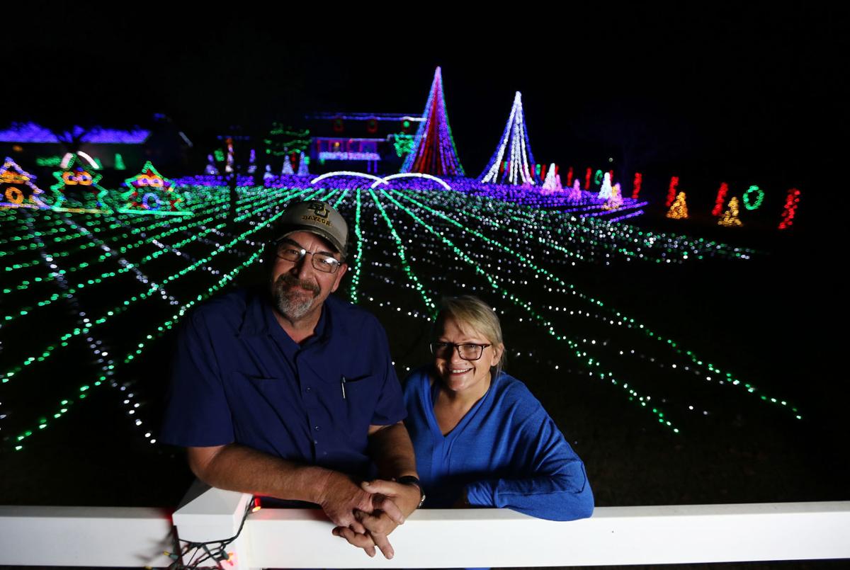 Christmas Lights Shine Bright Move To Music At Local S Christmas Lights Shine Bright Move To